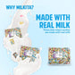 Milkita Creamy Shake Candy Bulk Pack, Gluten Free Chewy Candies with Calcium & Real Milk, Zero Trans Fat, Low-Sugar, Assorted Fl
