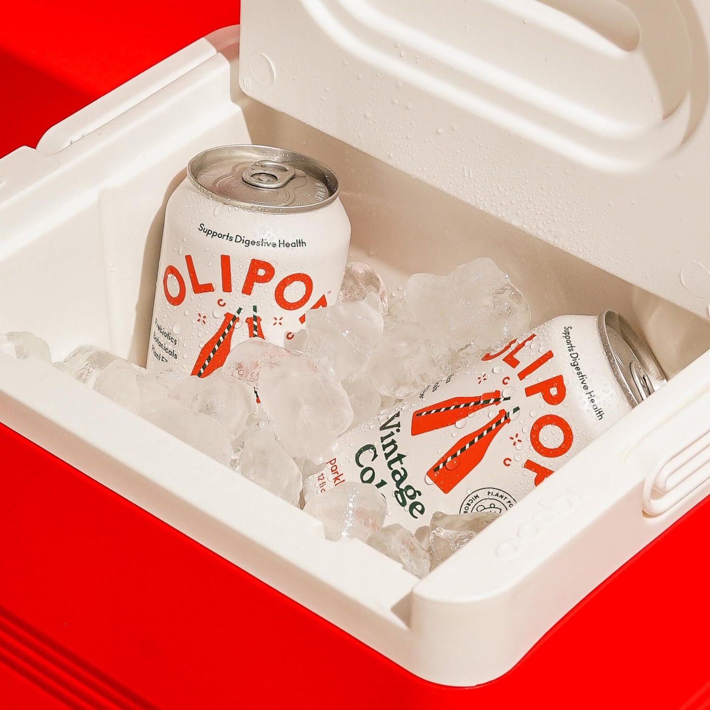OLIPOP Vintage Cola Prebiotic Soda, 12oz Cans (Pack of 12), Gluten Free, Vegan, Packed with Fiber & Botanicals