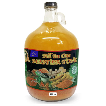 128oz Apple cider vinegar Drink | Kosher Master Fire Tonic Shots cinnamon  cloves  lemon  ginger  turmeric  cayenne pepper  honey