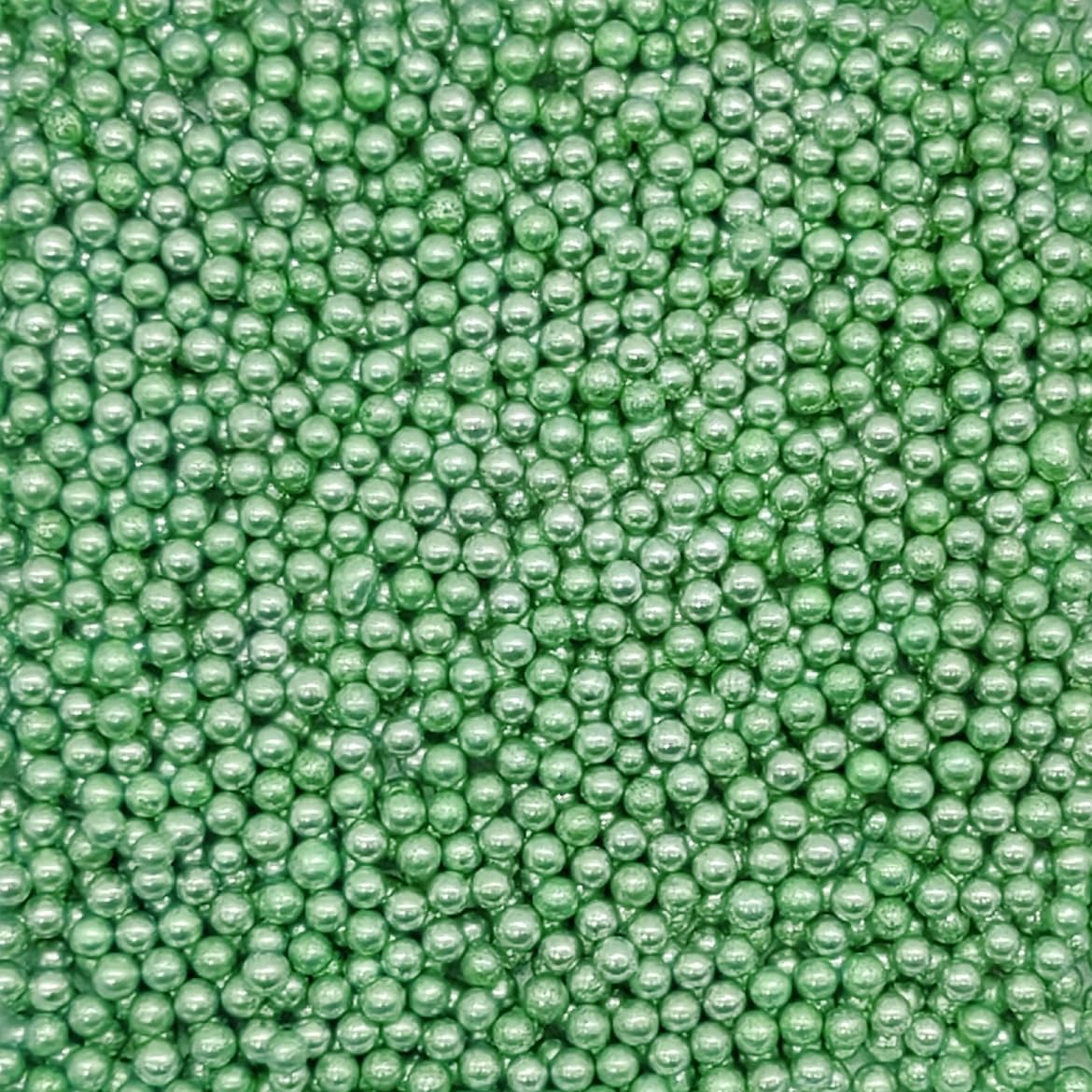 Edible Silver Green Pearl Sugar Sprinkles Candy 4Mm Mini Pearls Cake Decorations Cupcake Toppers Cookie Decorating Perfect For W
