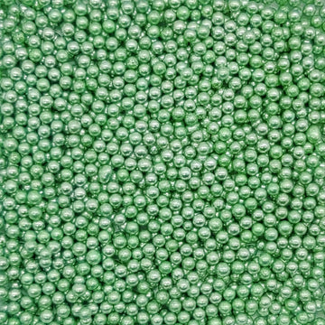 Edible Silver Green Pearl Sugar Sprinkles Candy 4Mm Mini Pearls Cake Decorations Cupcake Toppers Cookie Decorating Perfect For W