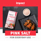 Impact Himalayan Pink Sea Salt, Non-GMO, Gluten-Free, 1lb Pouch, Rich in Trace Minerals