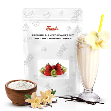 Fanale Premium Condensed Vanilla Bubble Tea Flavoring Powder | Perfect for Baking, Smoothies, Desserts and Drinks | Instant Flav