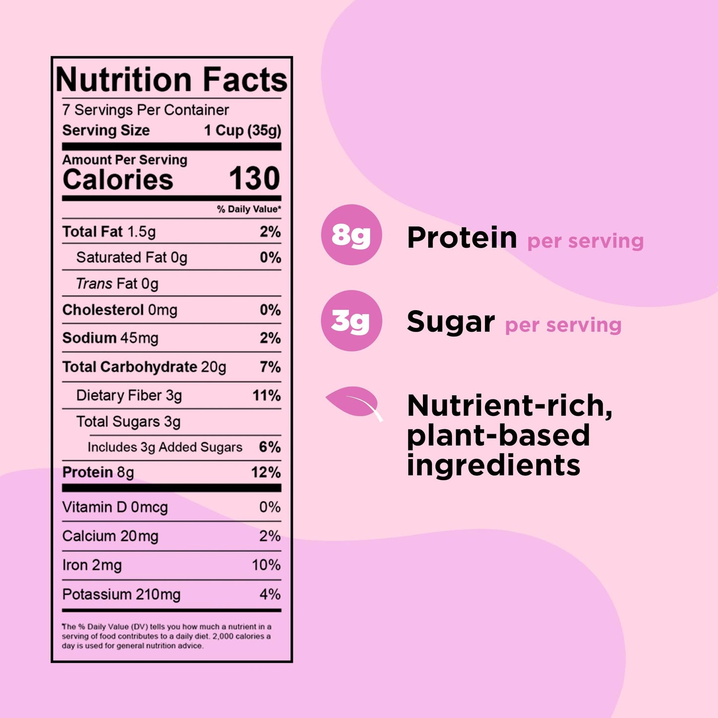 Protein And Gluten Free Breakfast Cereal By Three Wishes (3-Pack) - Marshmallow - 8G Of Protein And 3G Of Sugar Snack - Kosher,