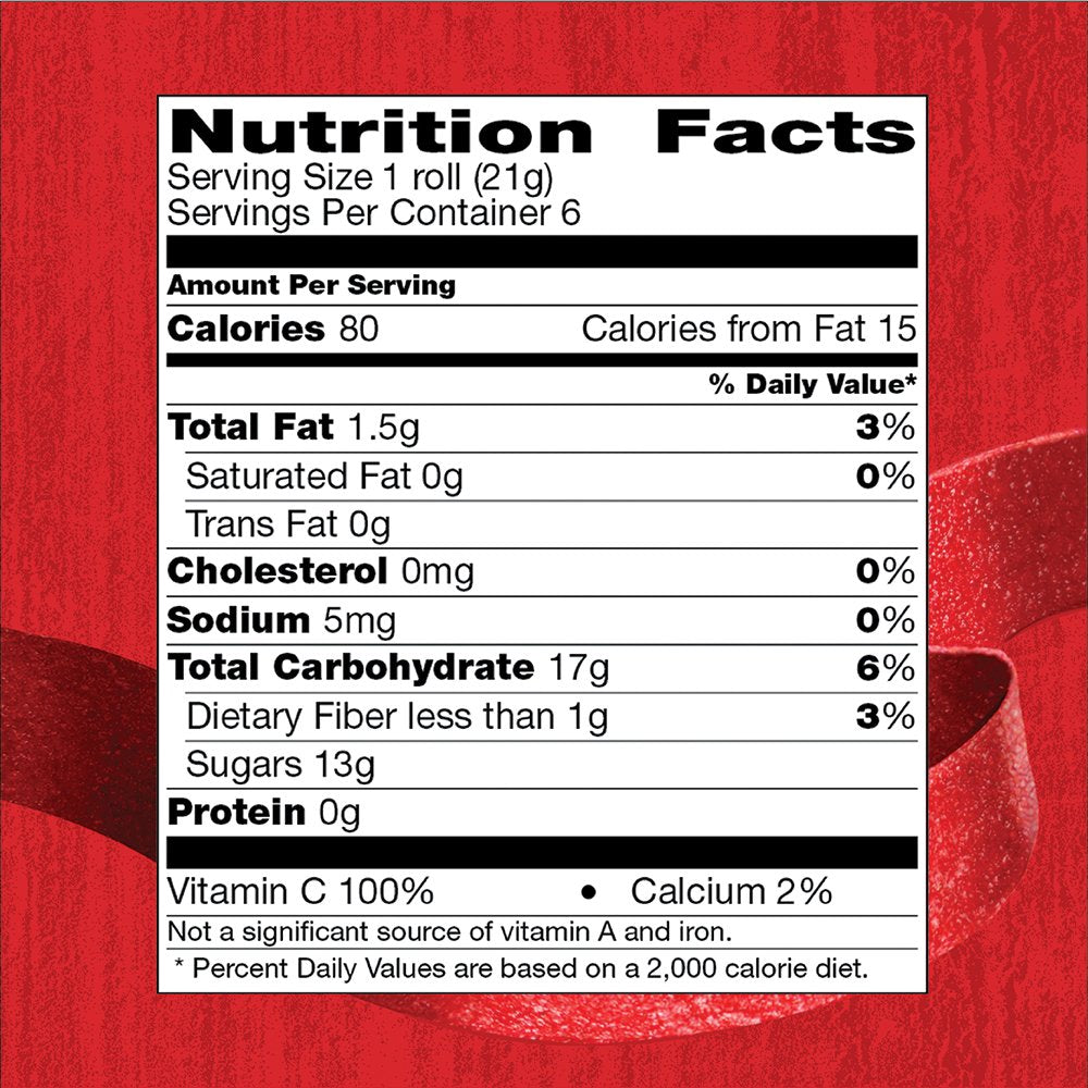 Annies Homegrown Organic Really Peely Fruit Tape Strawberry 72 Count