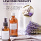 TeeLux Lavender Flowers Tea - Dried Lavender Buds for Drinks & Crafts, Caffeine-free, 4oz