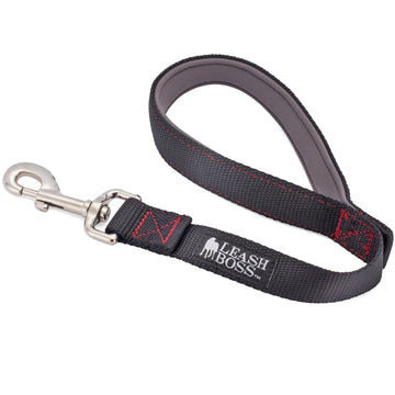 Leashboss Short Dog Leash For Dog Training  Padded Traffic Handle Short Leash For Dog Training, Total Comfort When Dog Walking