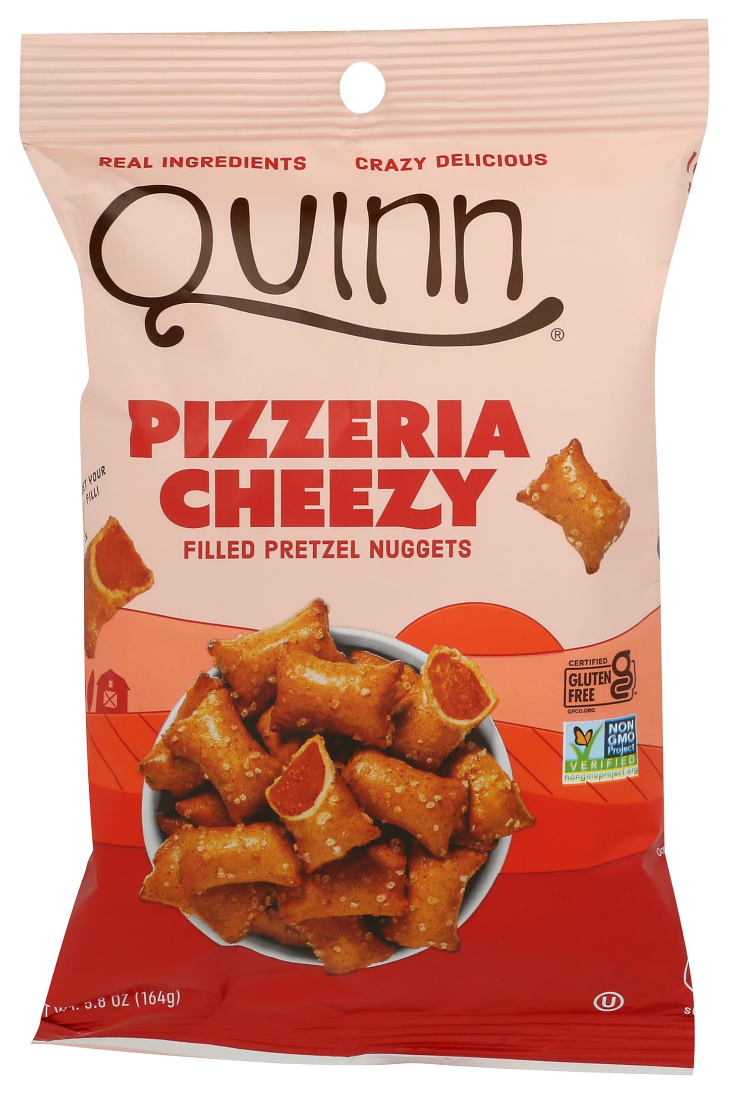 Quinn Pretzels Pizza Plant Based Snack, 5.8 Ounce, Pack of 1