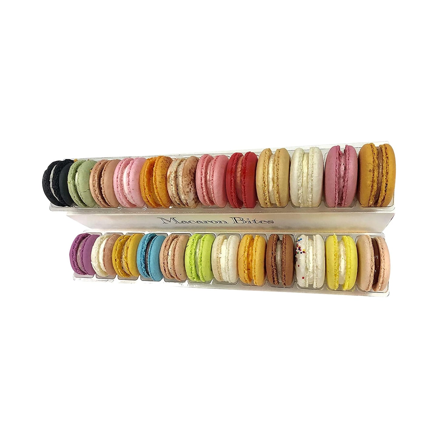 French Macarons Gift Box - 24 Assorted Flavors, Freshly Baked European Macaron Cookies | Premium Variety Pack, Fine Dessert Trea