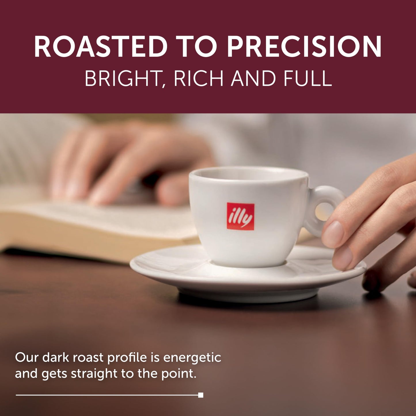 Illy Aluminum Espresso compact pieces for Nespresso - Intenso Bold Roast Coffee - 10 Count (Pack of 5) - Full of Flavor, Notes of Cocoa