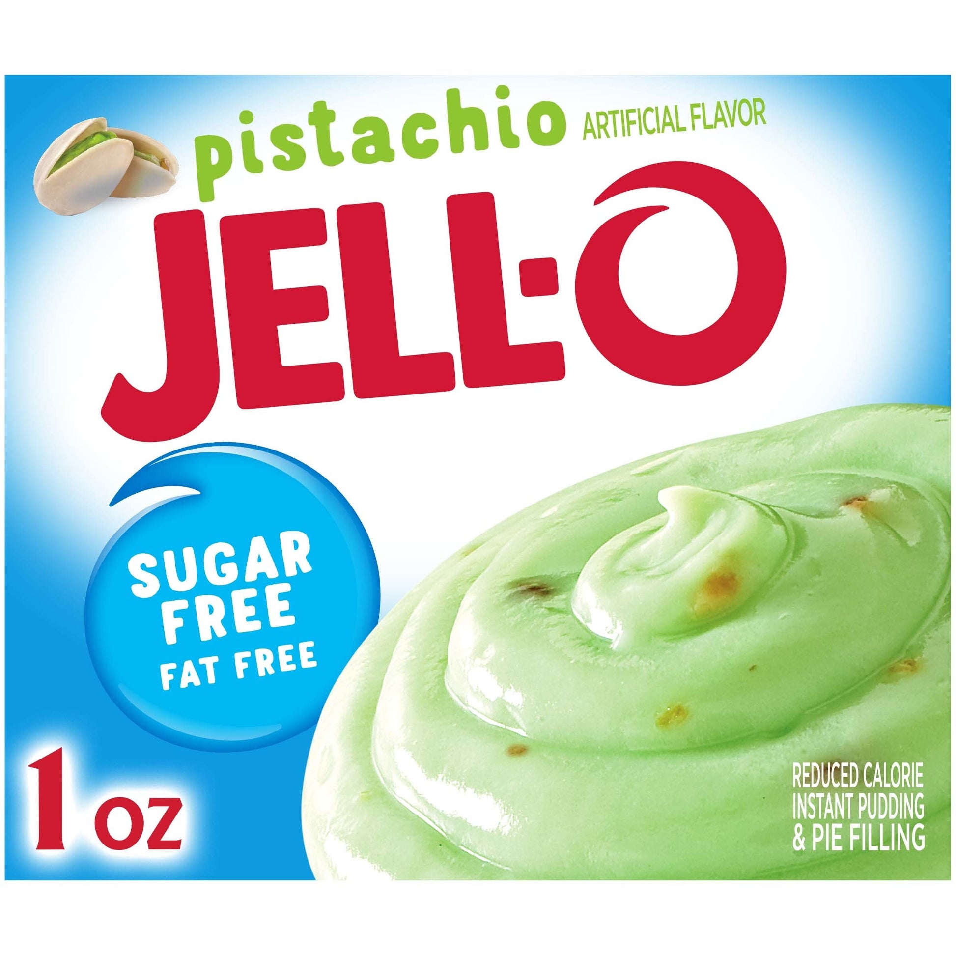 Jell-O Instant Pudding & Pie Filling Mix, Sugar Free & Fat Free, 1 oz Boxes, 24 Count