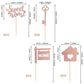 36 Pcs Sweet Home Cupcake Toppers Glitter Key Housewarming Cupcake Picks Decorations For New Home Theme Party Cake Decorations S