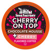 Java Factory Flavored Coffee Pods  Cherry On Top  Compatible with K Cup malt-inspired  40 Count