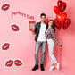 Fruidles Valentine'S Red Lips Lollipop Sucker, White Lip Shaped Lollipop With Red Lips, Individually Wrapped Candy (Half-Pound)