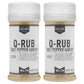 Lillies Q BBQ Rub - Salt-Based All-Purpose Seasoning for Beef, Pork, Chicken & Turkey, 7.9 oz, 2-Pack