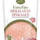 GOOD TIERRA Himalayan Pink Salt - Extra-Fine Grain - 80 oz (Pack of 6) - PET Bag