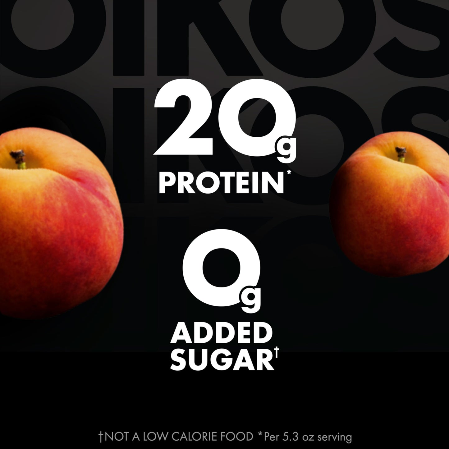Oikos Pro Peach Yogurt-Cultured Ultra-Filtered Milk Product, 20 Grams of Protein, 0g Added Sugar, Just Delicious High Protein Sn