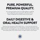 Greco Gum - Mastic Gum Nuggets - Large Pieces Hard Chewing Gum for Jawline Training, Digestive Support, Bloating Relief - Piney