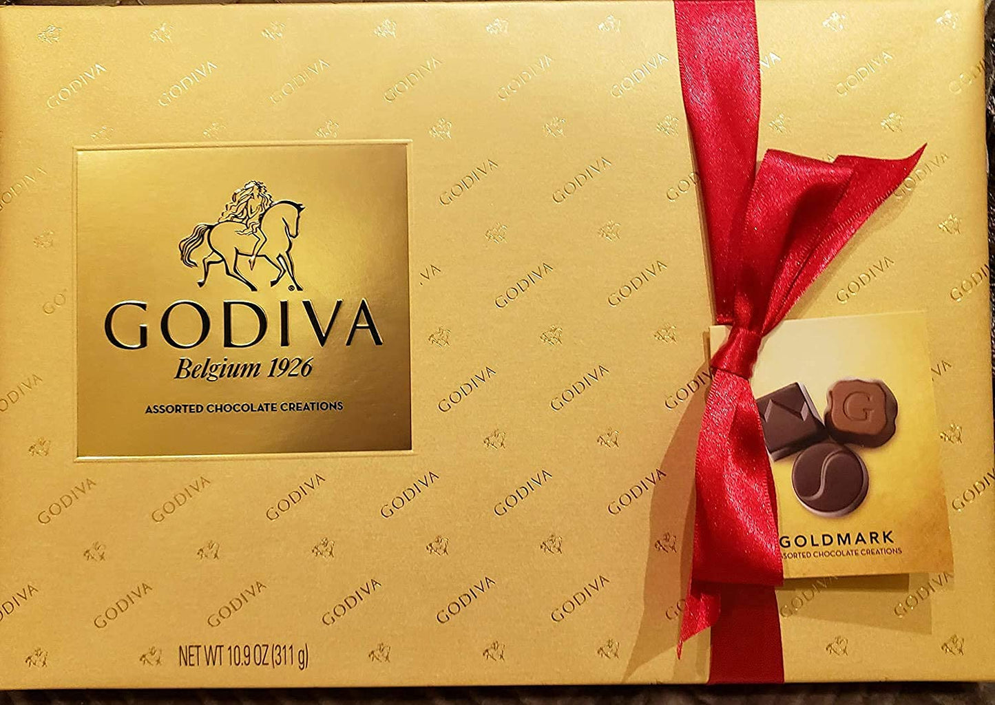 Godiva Assorted Chocolate Box - Goldmark Collection 10.9 OZ - Indulge in Rich Flavors