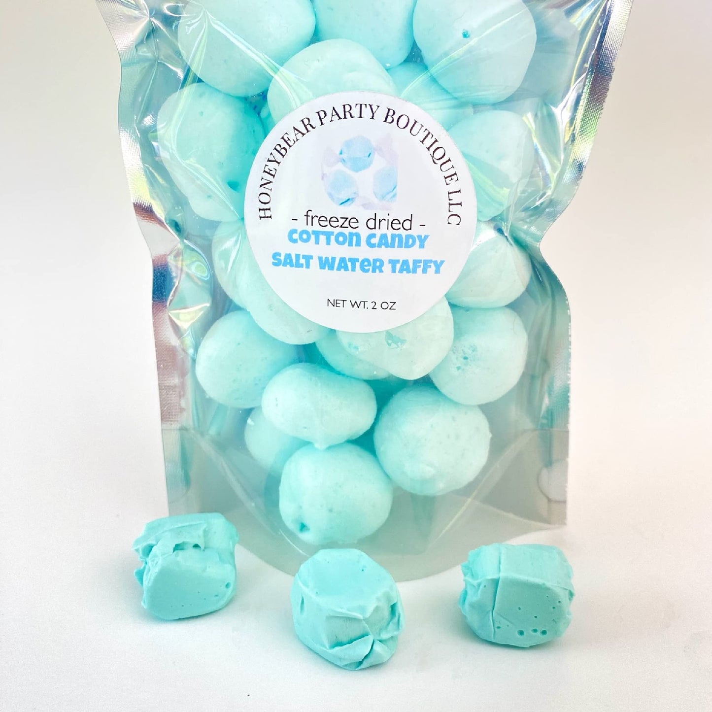 Freeze Dried Cotton Candy Taffy (2 Oz Bag)