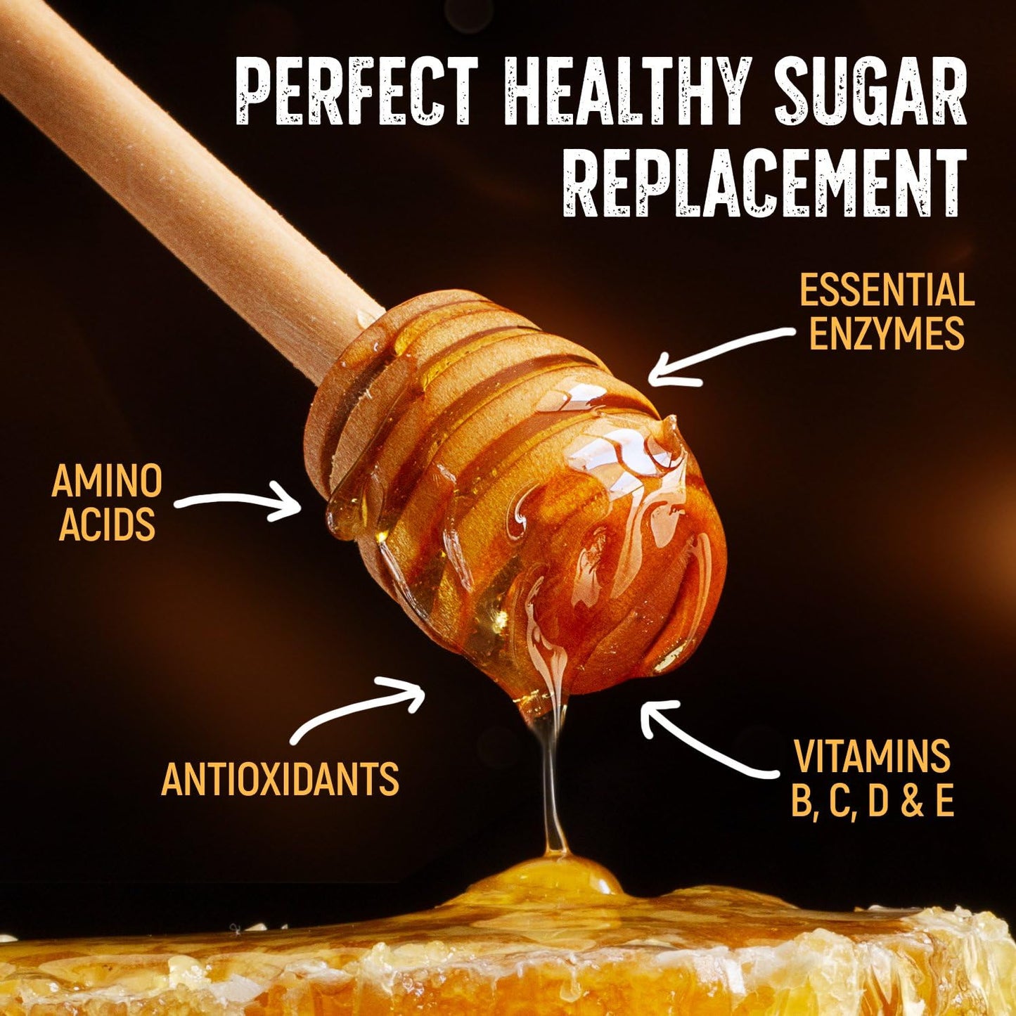 Kelley'S Local Texas Honey, 24 Oz - 100% Pure, Raw & Unfiltered - All-Natural American Honey For Tea, Smoothies, Yogurt, Toasts