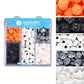 Sweets Indeed Halloween Candy Sprinkles Tacklebox – 2.53 oz Assorted Dextrose Shapes – Eyeballs, Pumpkins, Spiders, Skulls, Ghosts