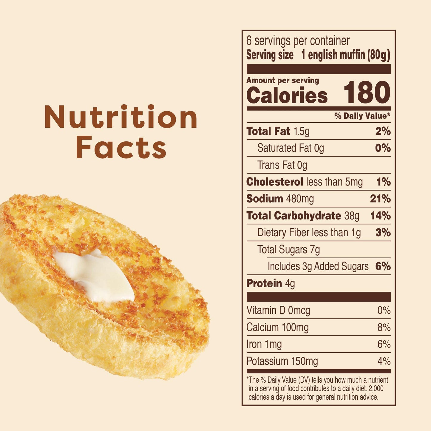 Glutino Gluten Free English Muffins, Original, 16.9 oz (frozen)