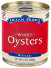 Crown Prince Boiled Oysters, 8-Ounce Cans, Pack of 12, Seafood Snack