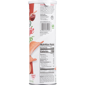 Sensible Portions Stacked Garden Veggie Chips, Bbq, 5 Oz (Pack Of 12)