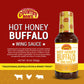 Country Bob'S Hot Honey Buffalo Wing Sauce - Traditional Buffalo With Sweet Twist, Small Batch Crafted, Ideal For Grilling, Fryi