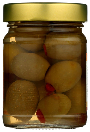 Whole Foods Market, Organic Red Pepper Stuffed Olives, 4.23 oz