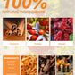 TeeLux Orange Spice Tea, Caffeine Free, Blended Rosehips with Cinnamon & Hibiscus, 50 Count