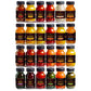 TILZ Hot Sauce Gift Set | 24 Bottles Sampler | Sriracha, Jalapenos, BBQ | Medium Size