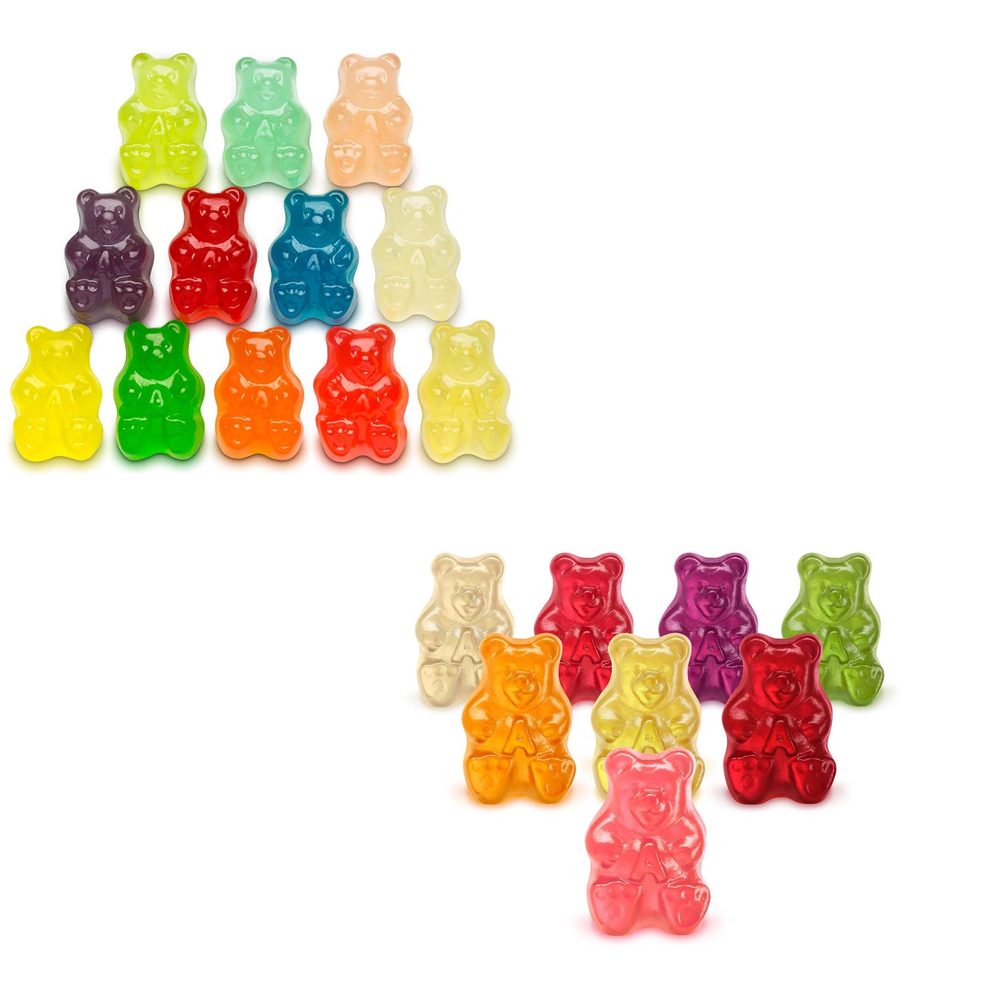 Albanese World's Best Family Share Pack, 12 Flavor Gummi Bears & Ultimate, 1 36oz & 1 25oz bags of Candy, Soft & Chewy Snack, Fr