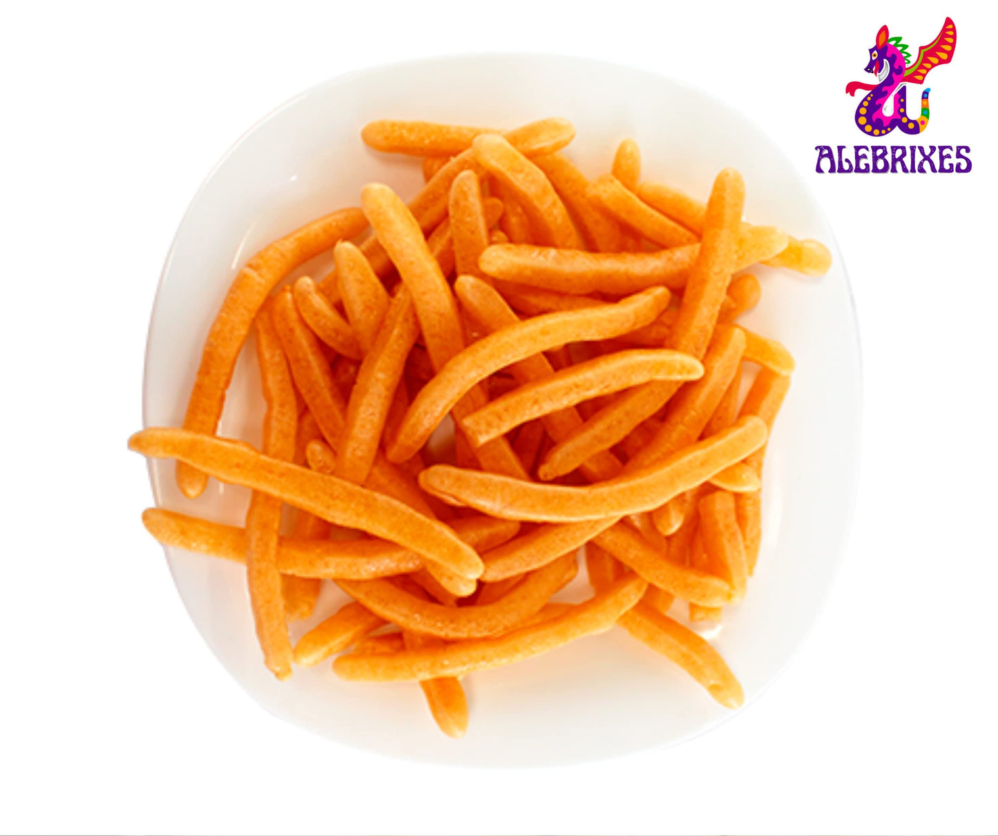 Alebrixes | Mexican Wheat Straw Project Pieces 8Oz (226G) | Duritos - Mexican Snack | Chicharron - Fritura De Harina Para Freir | Savory, Classic, Crispy, Mouth-Watering | Handcrafted In Mexico.
