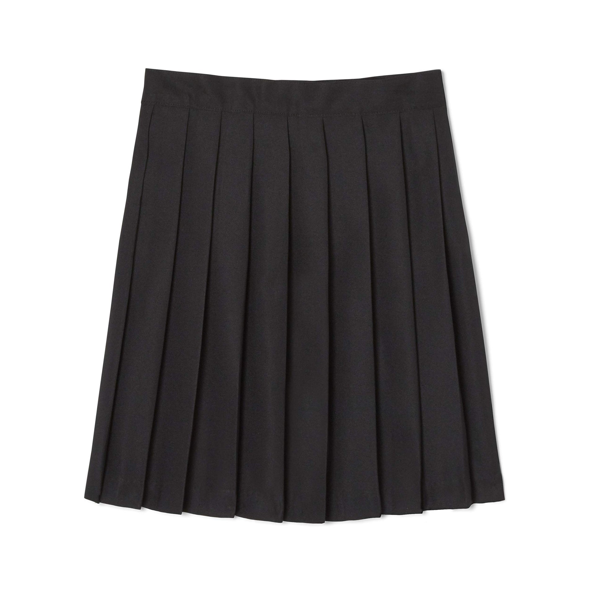 French Toast Girls Pleated Skirt, Black, 20,Big Girls