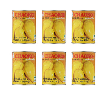 Chaokoh Jackfruit in Syrup 20oz (6 Pack)