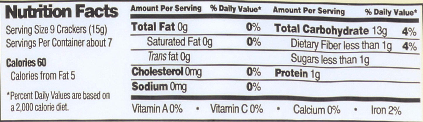 Edward & Sons, Rice Snaps Plain Unsalted Organic, 3.5 Ounce