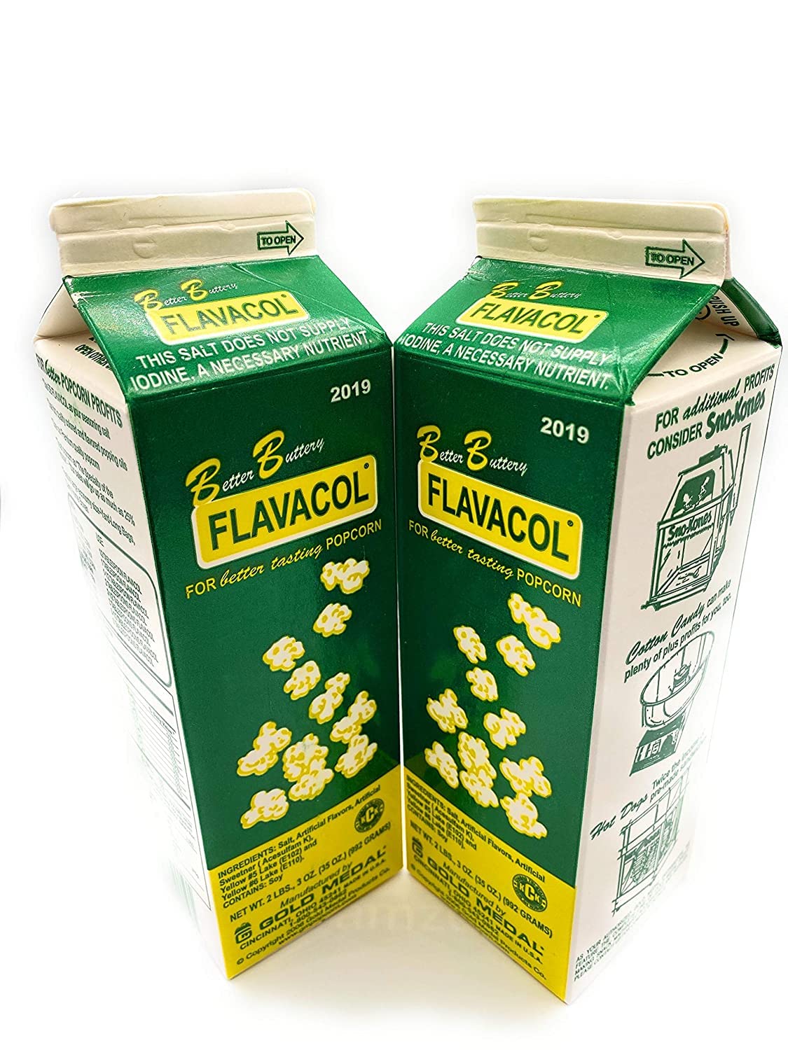 35oz Better Butter Flavacol Popcorn Salt- 1 Carton