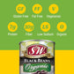 (12 Pack) S&W - Organic Canned Black Beans, 15 Ounce Can, New