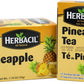Herbacil Pineapple Tea - Herbal Tea with Dehydrated Pineapple, Caffeine-Free, 50 Tea Bags (2 Packs of 25)