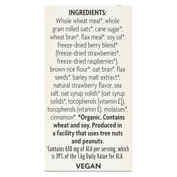 Nature'S Path Organic Flax Plus Red Berry Crunch Cereal, 10.6 Ounce (Pack Of 6) , Non-Gmo, 25G Whole Grains, With Omega-3 Rich F