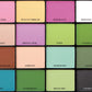 Petal Crafts 24 Color Palette Petal Dust Set A - Wafer Size, Various Color S s
