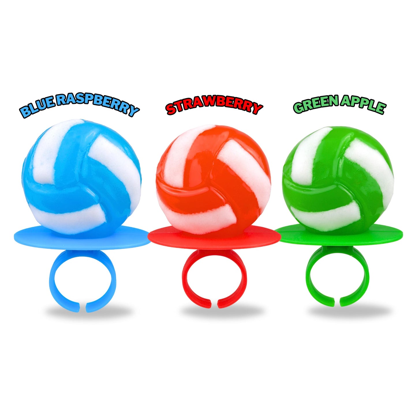 Imaginings 3 Volleyball Lollipop Rings, Birthday Party Favors, Goodie Bags, And Team Parties, Box Of 18