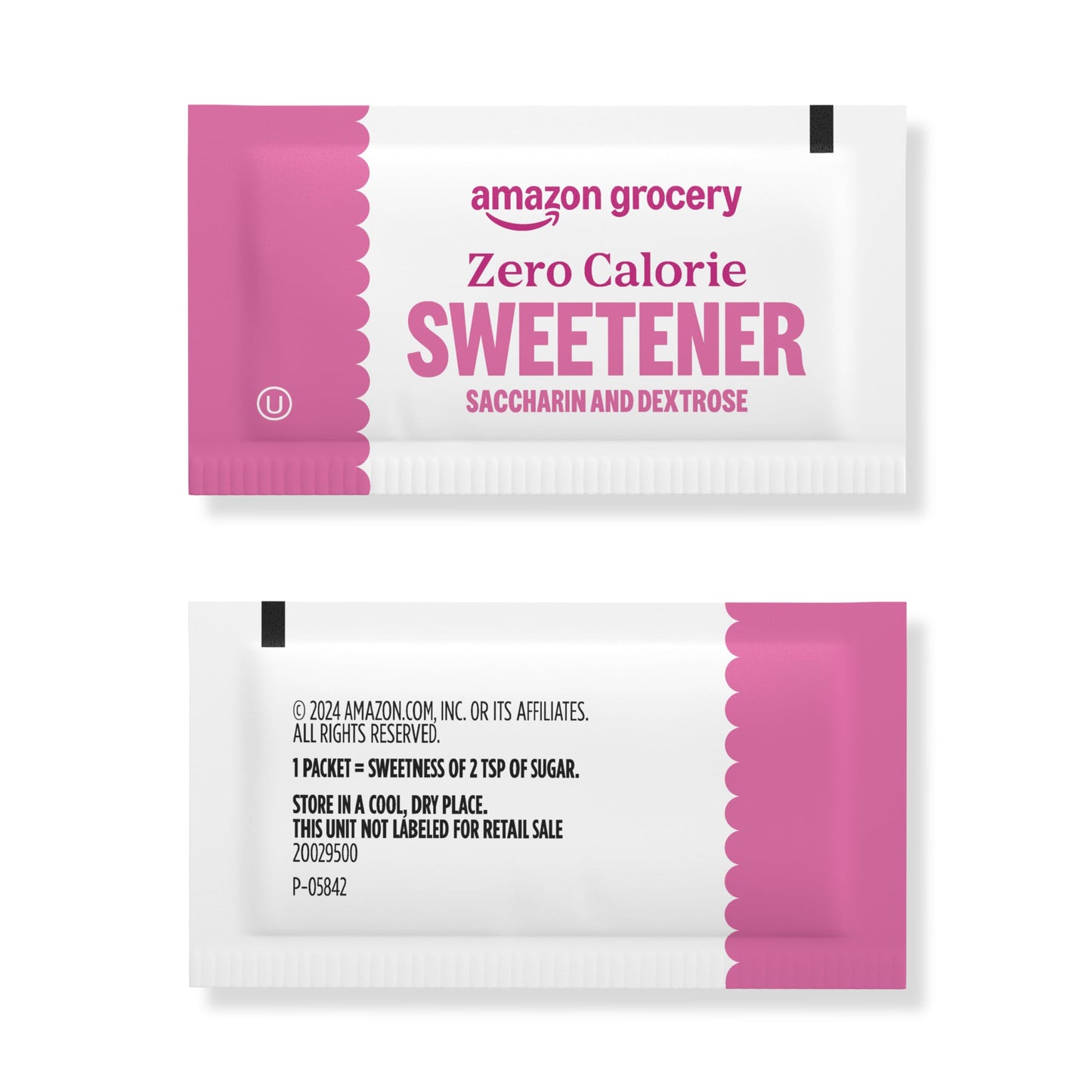 Happy Belly Zero Calorie Pink Saccharin Sweetener, 250 Count Pack
