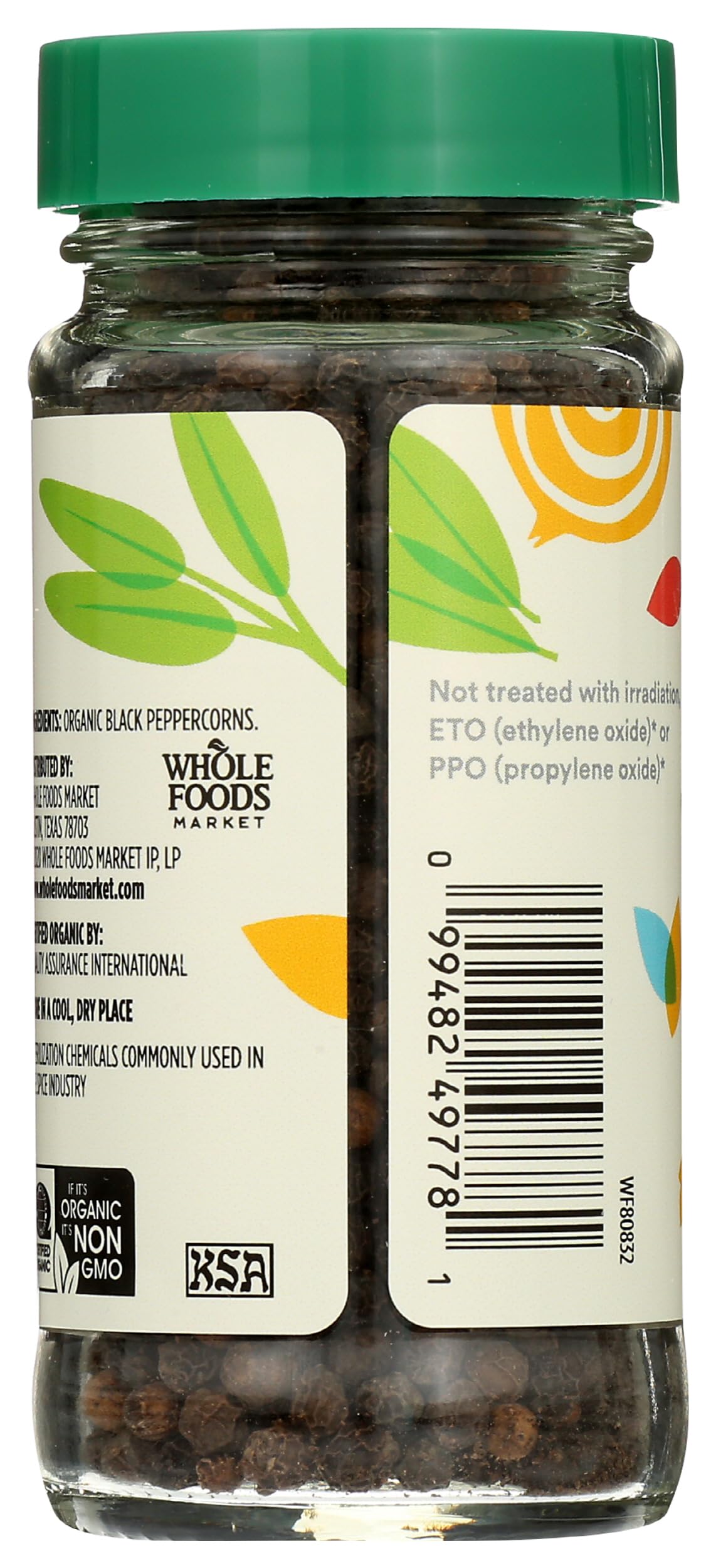 365 by Whole Foods Market  Organic Black Peppercorns  1.87 Ounce