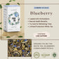 The Spice Hut Blueberry White Tea Pyramid Sachet Bags, Low-Caffeine Antioxidant Rich, 16 Count