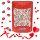 Fruidles Valentine'S Red Lips Lollipop Sucker, White Lip Shaped Lollipop With Red Lips, Individually Wrapped Candy (Half-Pound)