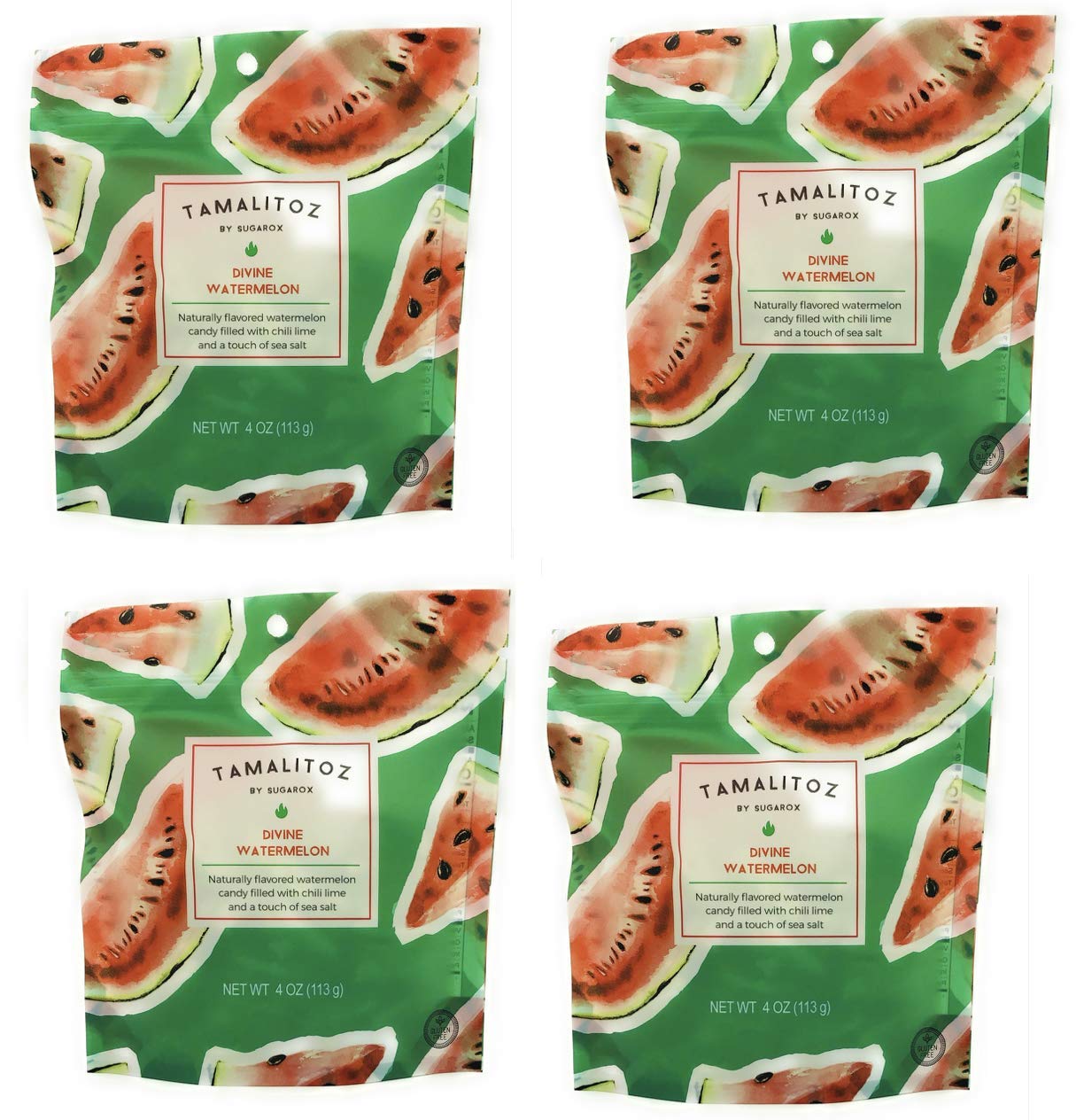 Tamalitoz By Sugarox 4 Pack 4Oz Divine Watermelon