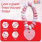 24 Heart Candy Bracelets - 15g Candy Bracelet Individually Wrapped - Heart Shaped Candy - Great for Candy Bags and Party Favors
